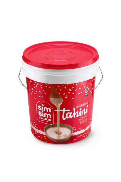 Crema de Ajonjolí (Tahini) – Presentación Profesional en Balde